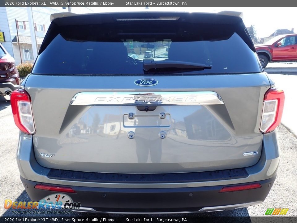 2020 Ford Explorer XLT 4WD Silver Spruce Metallic / Ebony Photo #4