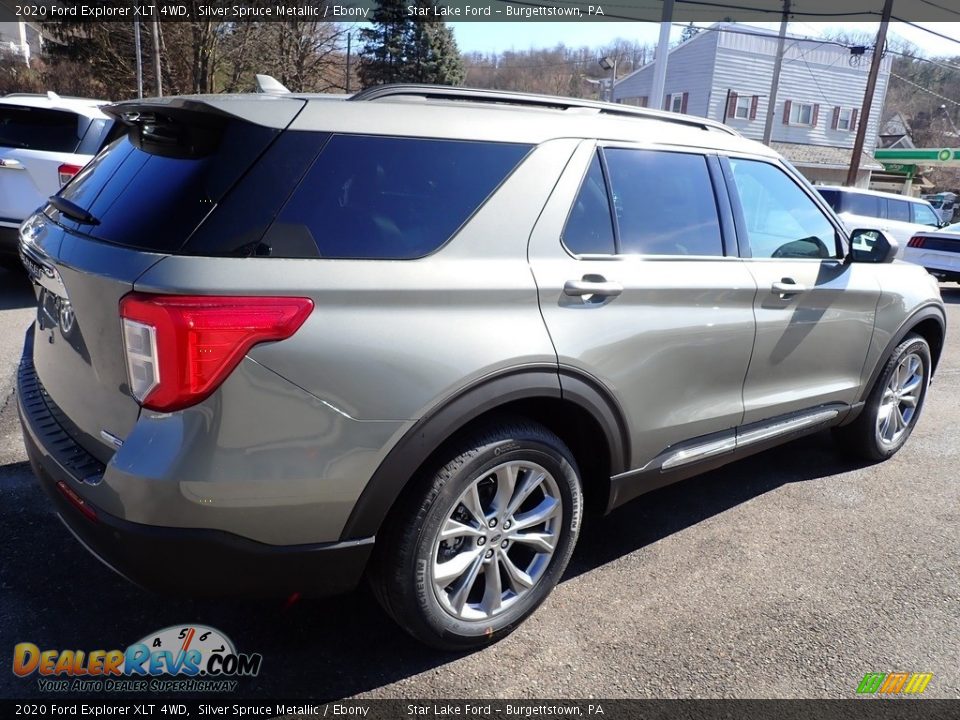 2020 Ford Explorer XLT 4WD Silver Spruce Metallic / Ebony Photo #6