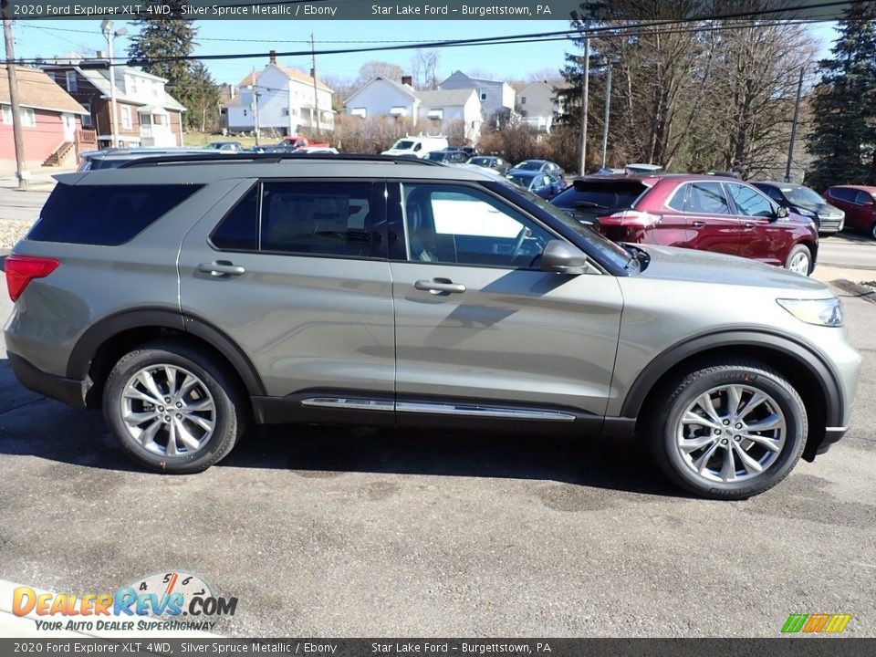 Silver Spruce Metallic 2020 Ford Explorer XLT 4WD Photo #7