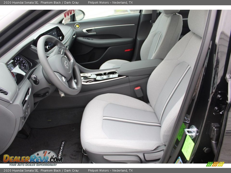 2020 Hyundai Sonata SE Phantom Black / Dark Gray Photo #10