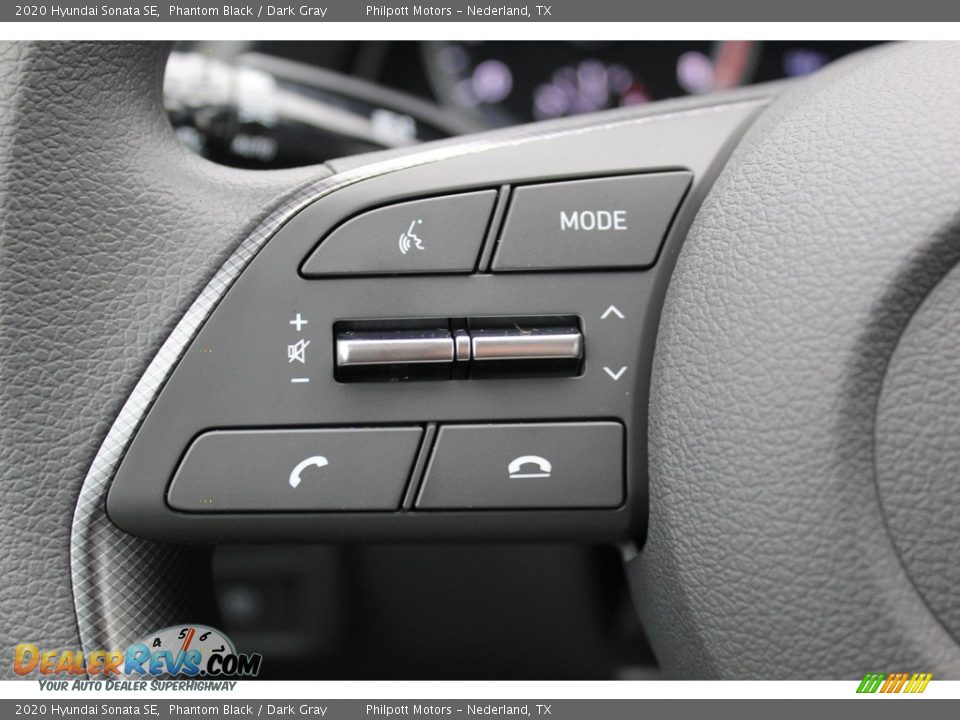 2020 Hyundai Sonata SE Phantom Black / Dark Gray Photo #11