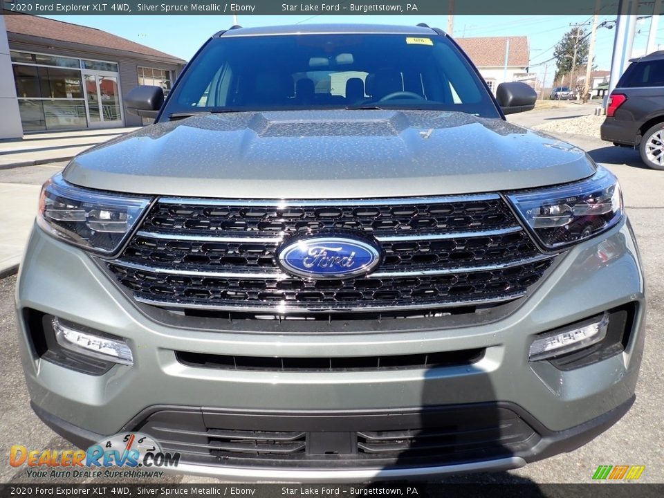 2020 Ford Explorer XLT 4WD Silver Spruce Metallic / Ebony Photo #9
