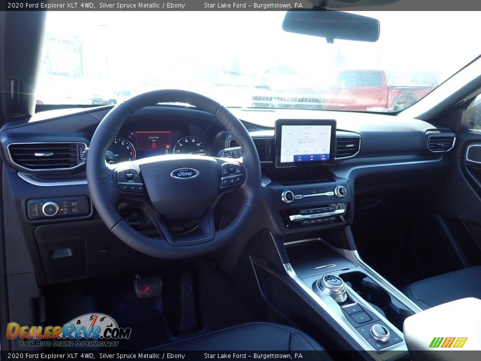 2020 Ford Explorer XLT 4WD Silver Spruce Metallic / Ebony Photo #13