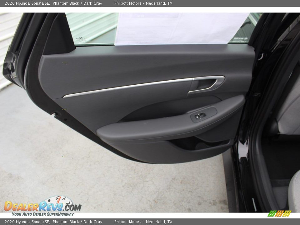 2020 Hyundai Sonata SE Phantom Black / Dark Gray Photo #18
