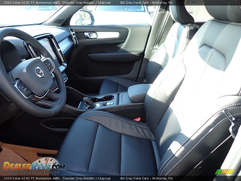 2020 Volvo XC40 T5 Momentum AWD Thunder Grey Metallic / Charcoal Photo #7