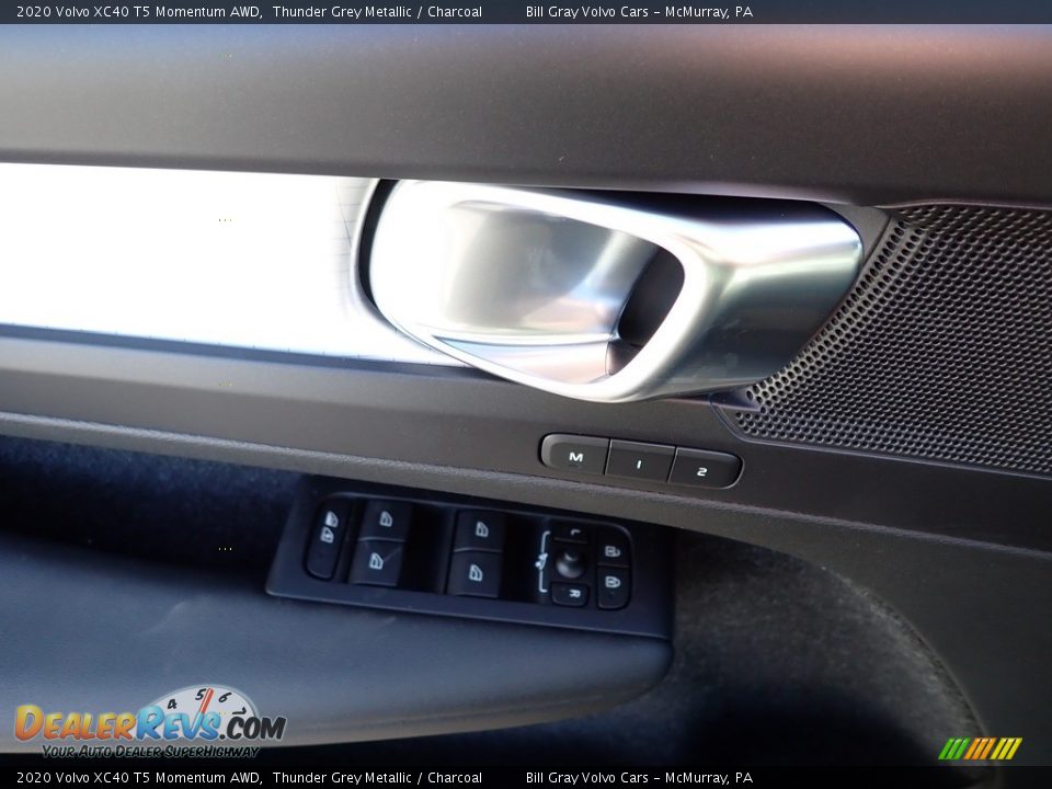 2020 Volvo XC40 T5 Momentum AWD Thunder Grey Metallic / Charcoal Photo #10