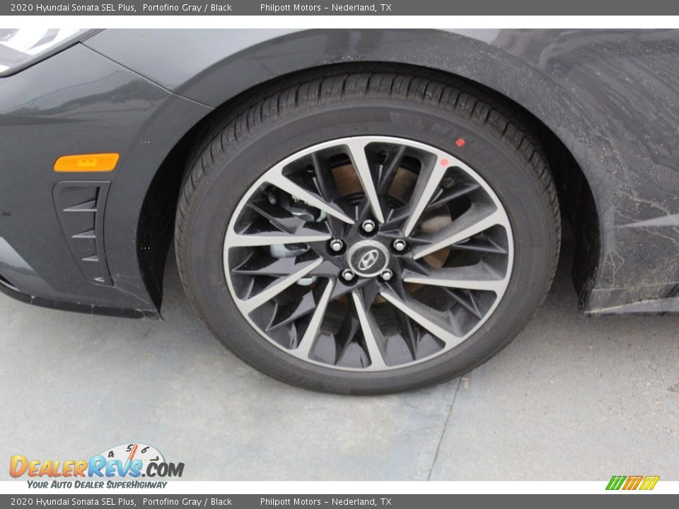 2020 Hyundai Sonata SEL Plus Portofino Gray / Black Photo #5