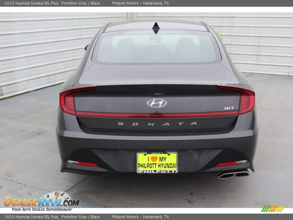 2020 Hyundai Sonata SEL Plus Portofino Gray / Black Photo #7