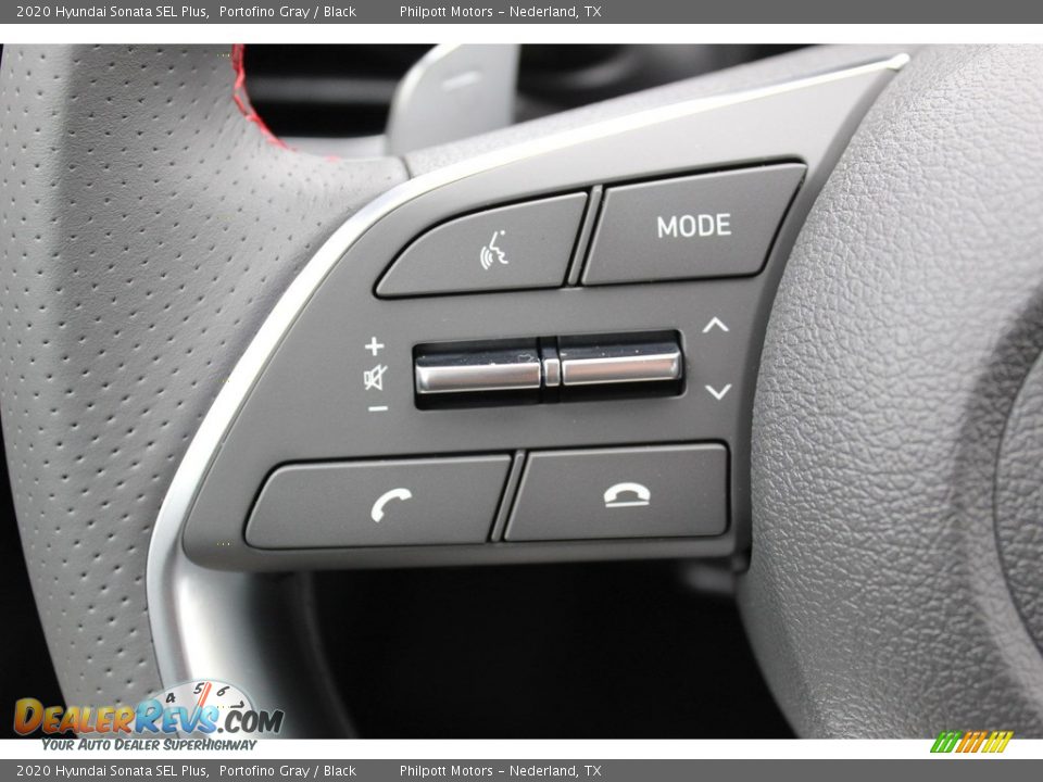 2020 Hyundai Sonata SEL Plus Portofino Gray / Black Photo #11