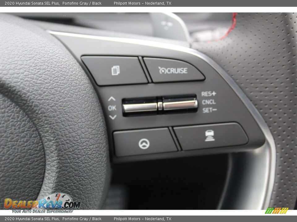 2020 Hyundai Sonata SEL Plus Portofino Gray / Black Photo #12