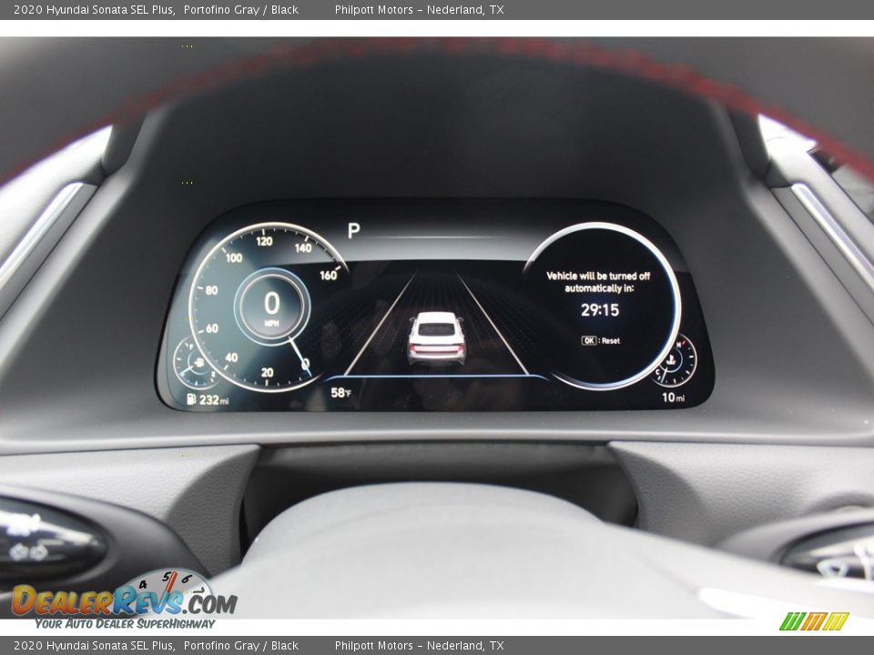 2020 Hyundai Sonata SEL Plus Portofino Gray / Black Photo #13
