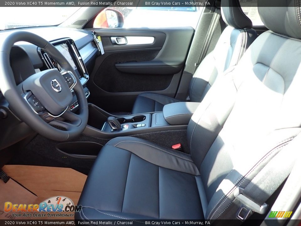 2020 Volvo XC40 T5 Momentum AWD Fusion Red Metallic / Charcoal Photo #7