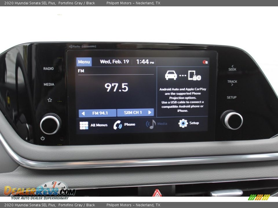2020 Hyundai Sonata SEL Plus Portofino Gray / Black Photo #15