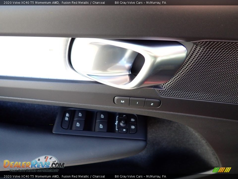 2020 Volvo XC40 T5 Momentum AWD Fusion Red Metallic / Charcoal Photo #10