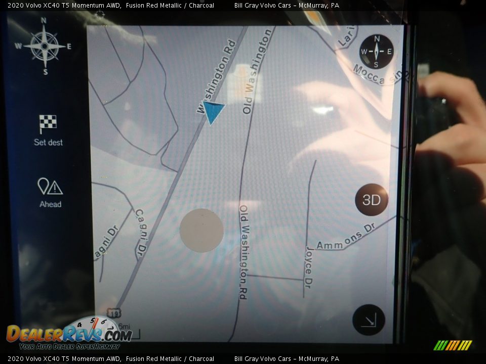 2020 Volvo XC40 T5 Momentum AWD Fusion Red Metallic / Charcoal Photo #13