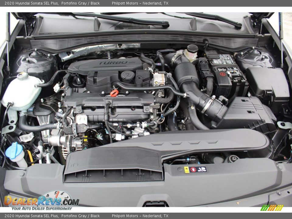 2020 Hyundai Sonata SEL Plus Portofino Gray / Black Photo #24