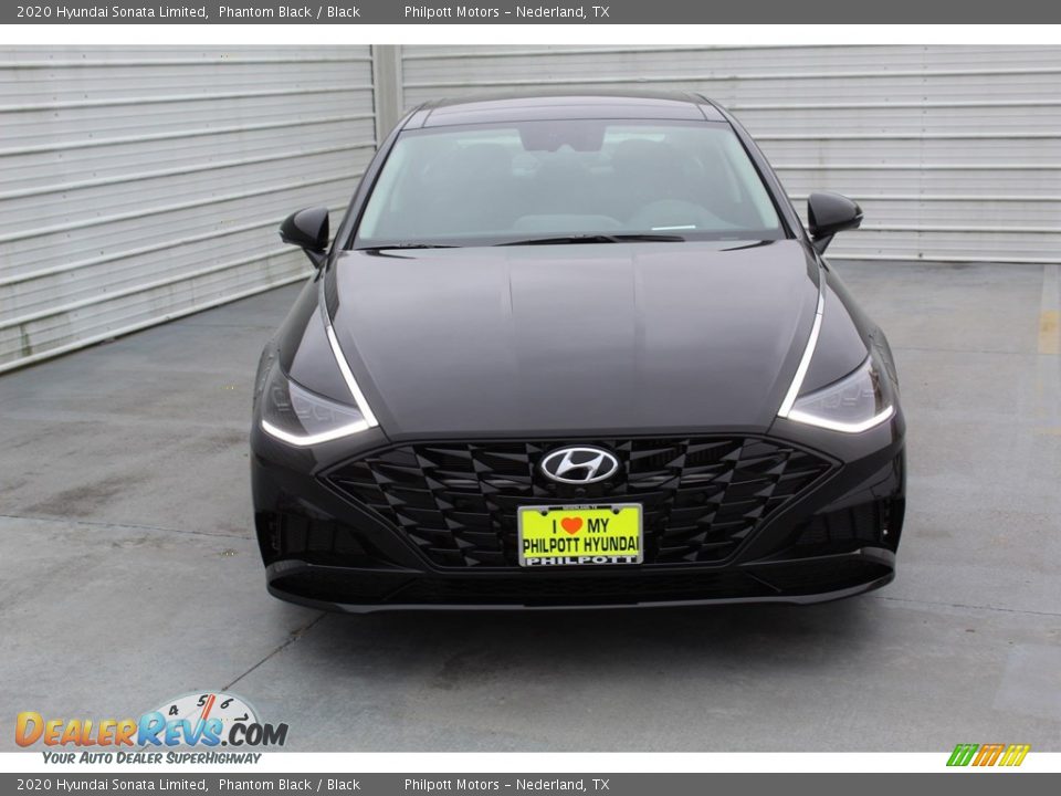2020 Hyundai Sonata Limited Phantom Black / Black Photo #3