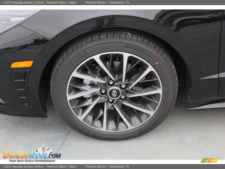 2020 Hyundai Sonata Limited Phantom Black / Black Photo #5
