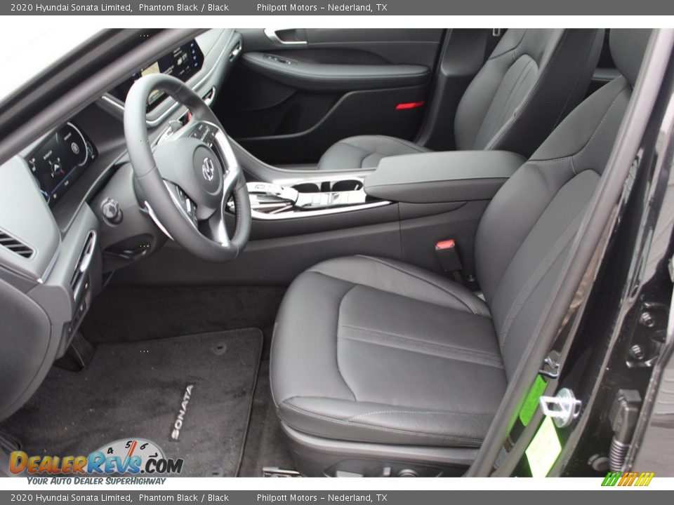 2020 Hyundai Sonata Limited Phantom Black / Black Photo #10