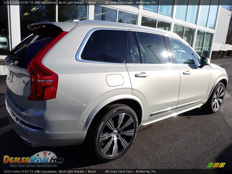 2020 Volvo XC90 T6 AWD Inscription Birch Light Metallic / Blond Photo #2