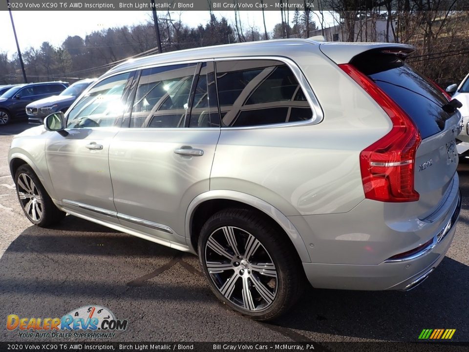 2020 Volvo XC90 T6 AWD Inscription Birch Light Metallic / Blond Photo #4