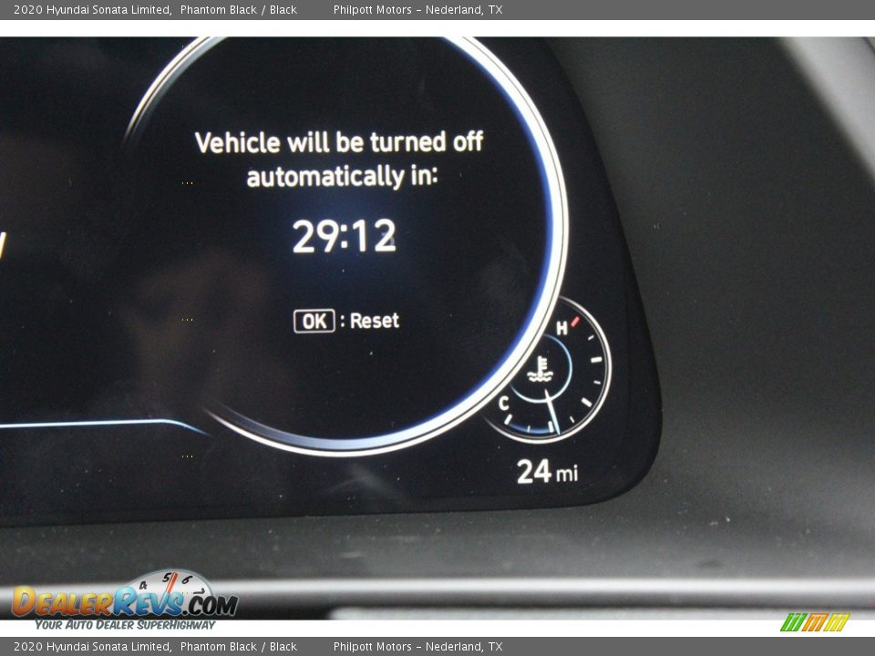 2020 Hyundai Sonata Limited Phantom Black / Black Photo #14
