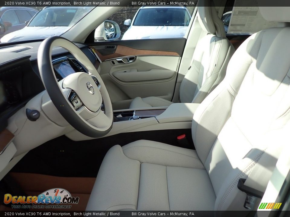 Front Seat of 2020 Volvo XC90 T6 AWD Inscription Photo #7