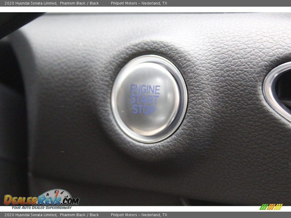 2020 Hyundai Sonata Limited Phantom Black / Black Photo #17
