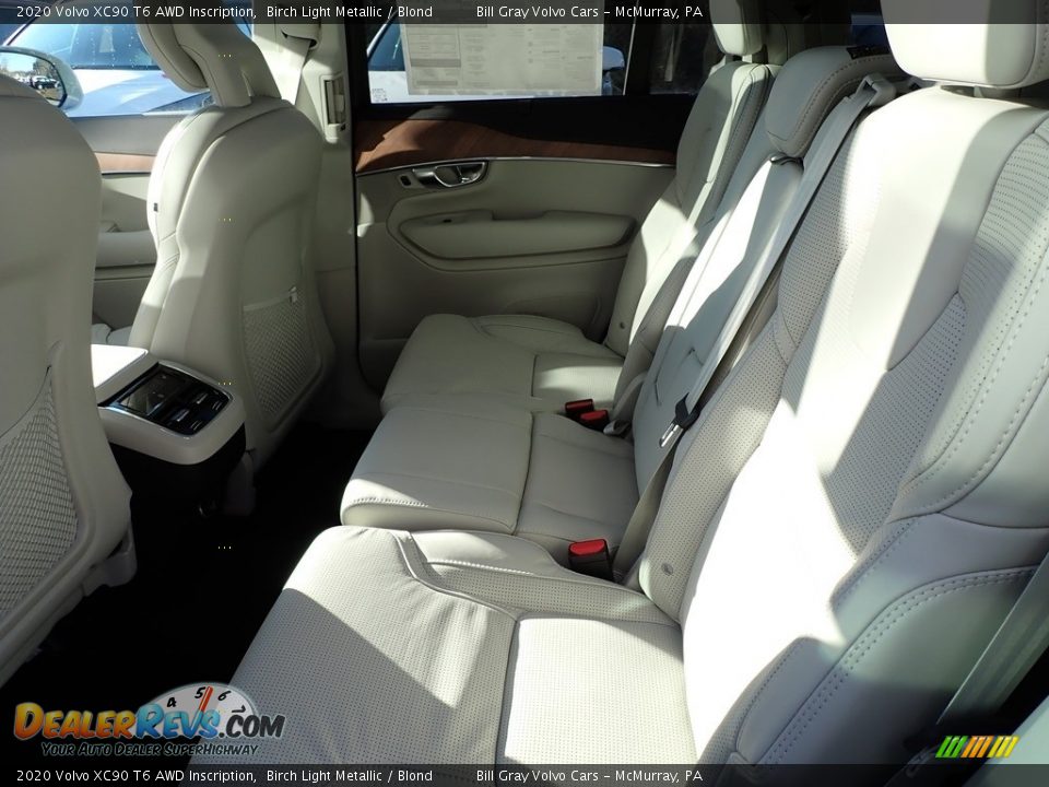 2020 Volvo XC90 T6 AWD Inscription Birch Light Metallic / Blond Photo #8