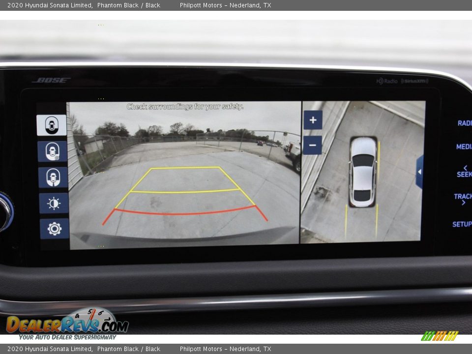 2020 Hyundai Sonata Limited Phantom Black / Black Photo #18