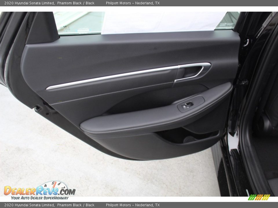 2020 Hyundai Sonata Limited Phantom Black / Black Photo #19