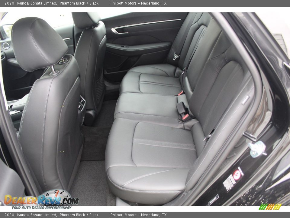 2020 Hyundai Sonata Limited Phantom Black / Black Photo #20