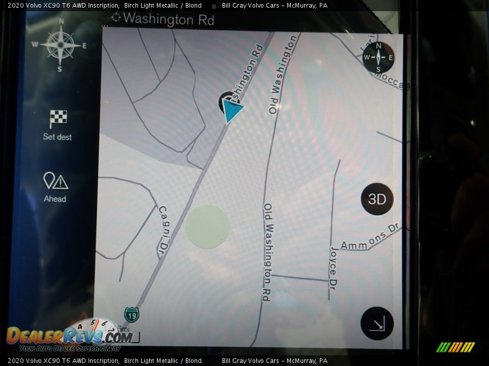 Navigation of 2020 Volvo XC90 T6 AWD Inscription Photo #13