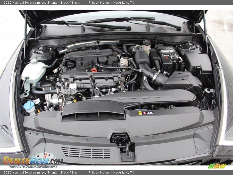 2020 Hyundai Sonata Limited Phantom Black / Black Photo #24