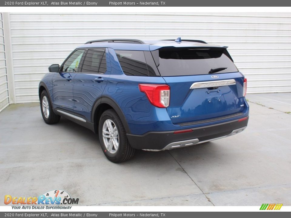 2020 Ford Explorer XLT Atlas Blue Metallic / Ebony Photo #6