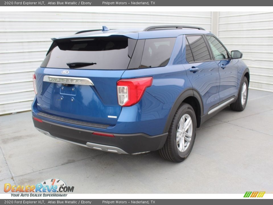 2020 Ford Explorer XLT Atlas Blue Metallic / Ebony Photo #8