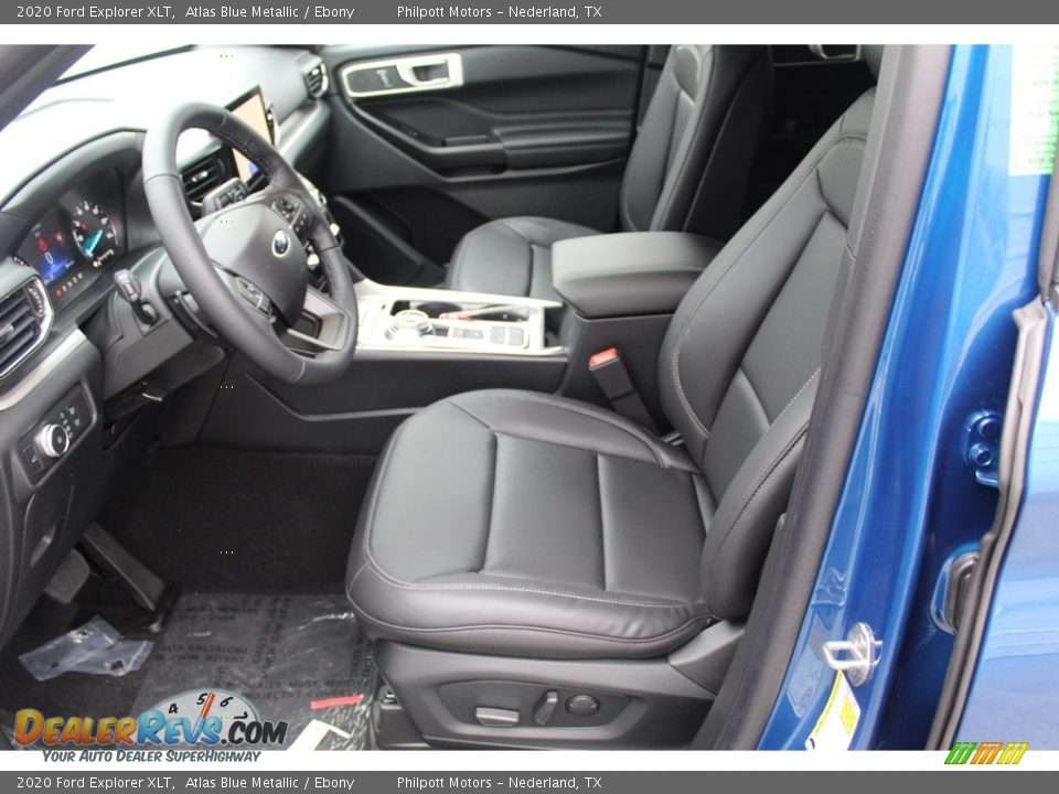 2020 Ford Explorer XLT Atlas Blue Metallic / Ebony Photo #10