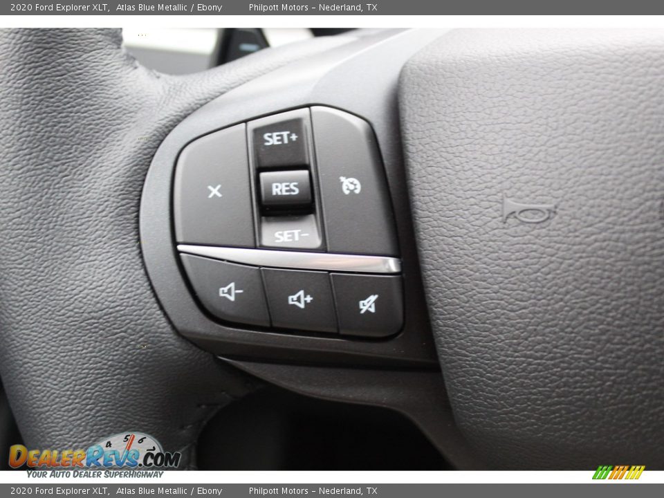 2020 Ford Explorer XLT Atlas Blue Metallic / Ebony Photo #11