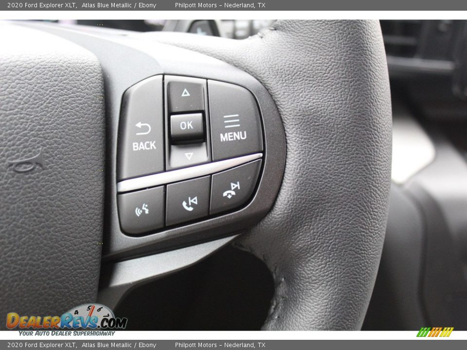 2020 Ford Explorer XLT Atlas Blue Metallic / Ebony Photo #12