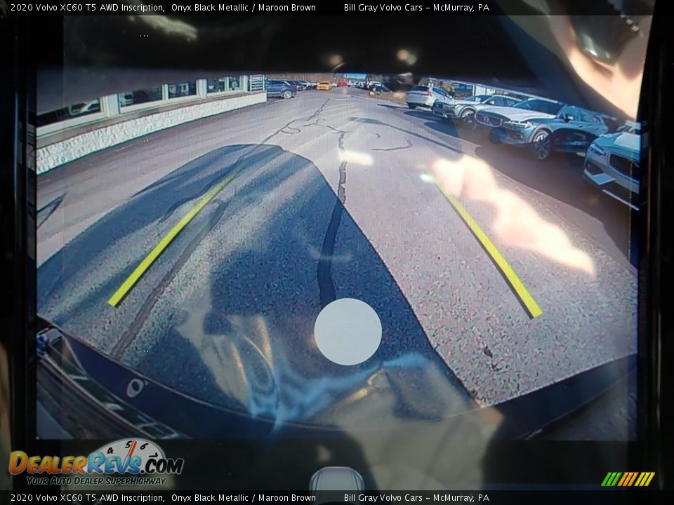 2020 Volvo XC60 T5 AWD Inscription Onyx Black Metallic / Maroon Brown Photo #14
