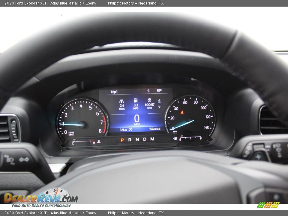2020 Ford Explorer XLT Atlas Blue Metallic / Ebony Photo #13