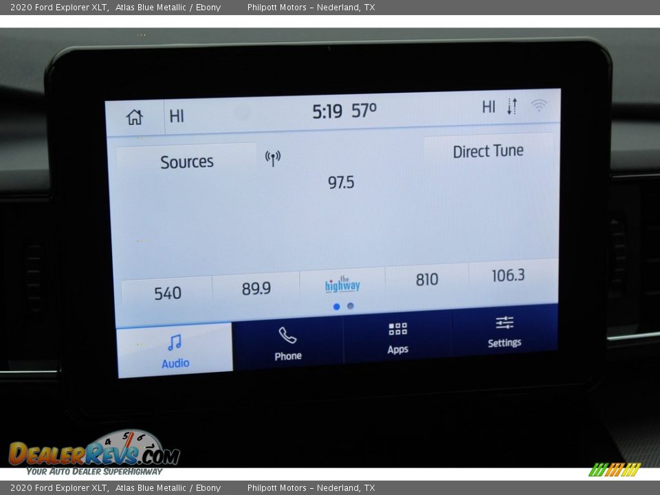 2020 Ford Explorer XLT Atlas Blue Metallic / Ebony Photo #15