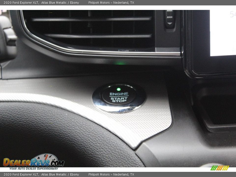 2020 Ford Explorer XLT Atlas Blue Metallic / Ebony Photo #17