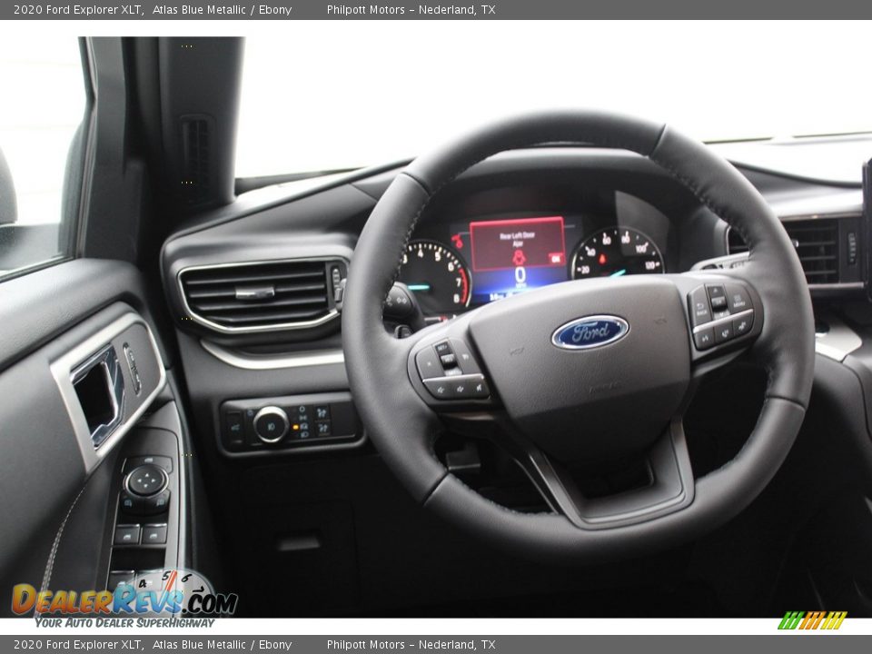 2020 Ford Explorer XLT Atlas Blue Metallic / Ebony Photo #22