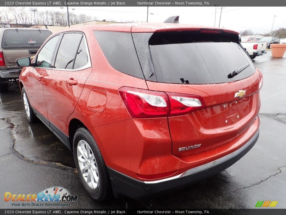 2020 Chevrolet Equinox LT AWD Cayenne Orange Metallic / Jet Black Photo #3