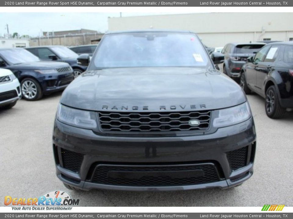 2020 Land Rover Range Rover Sport HSE Dynamic Carpathian Gray Premium Metallic / Ebony/Pimento Photo #8