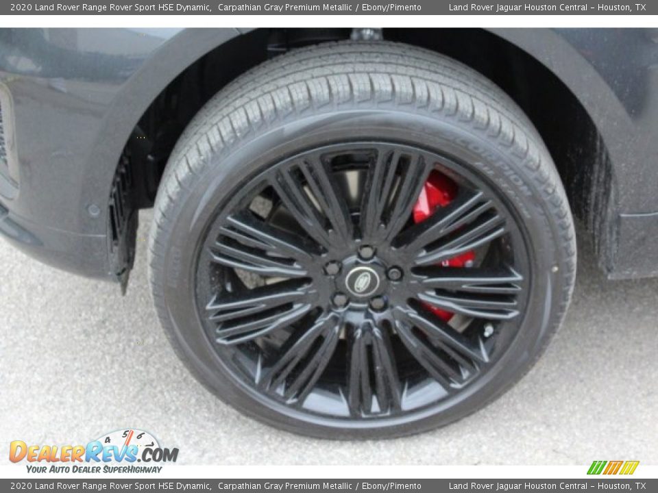 2020 Land Rover Range Rover Sport HSE Dynamic Carpathian Gray Premium Metallic / Ebony/Pimento Photo #9