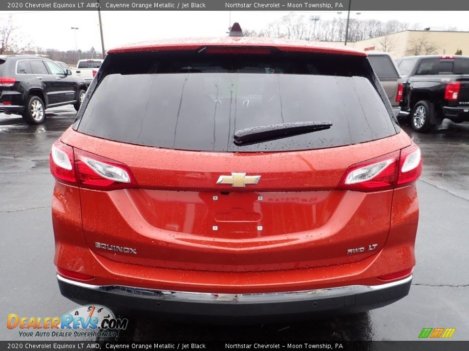 2020 Chevrolet Equinox LT AWD Cayenne Orange Metallic / Jet Black Photo #4