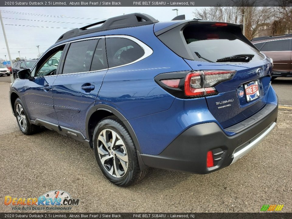 2020 Subaru Outback 2.5i Limited Abyss Blue Pearl / Slate Black Photo #4