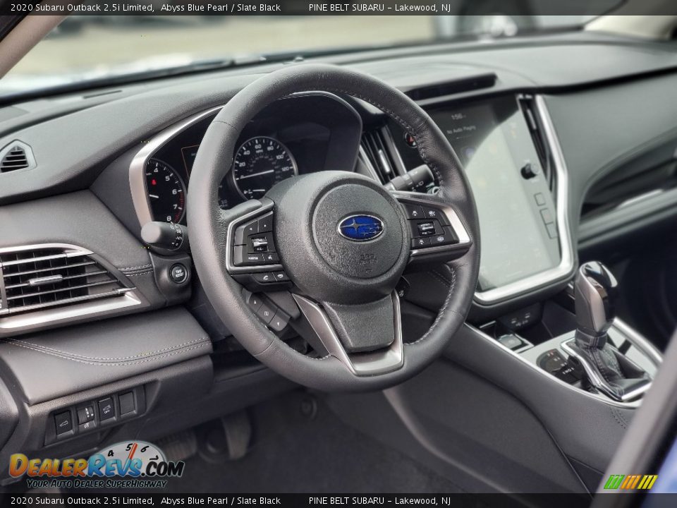 2020 Subaru Outback 2.5i Limited Abyss Blue Pearl / Slate Black Photo #7